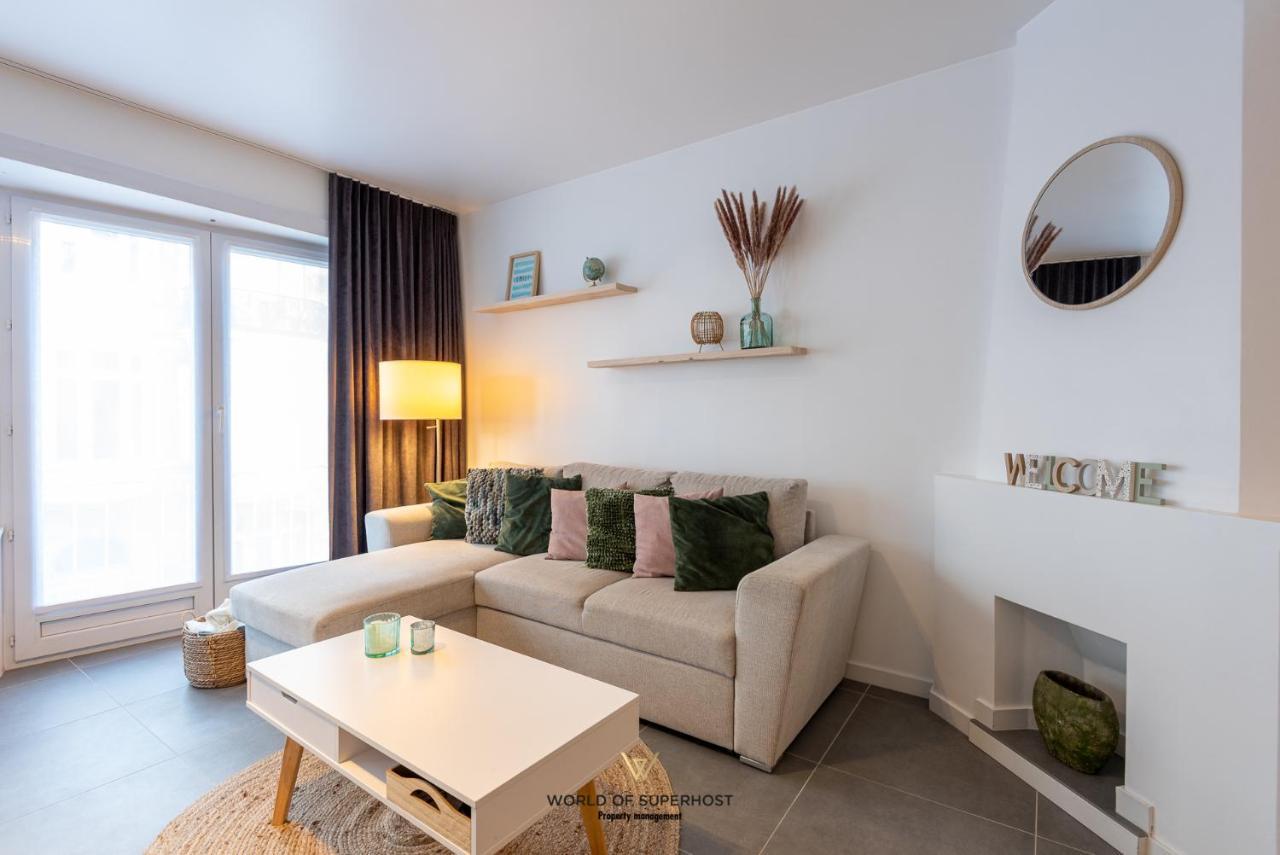 Spacious Apartment Closeby The Sea Up To 6 People! Ostende Extérieur photo